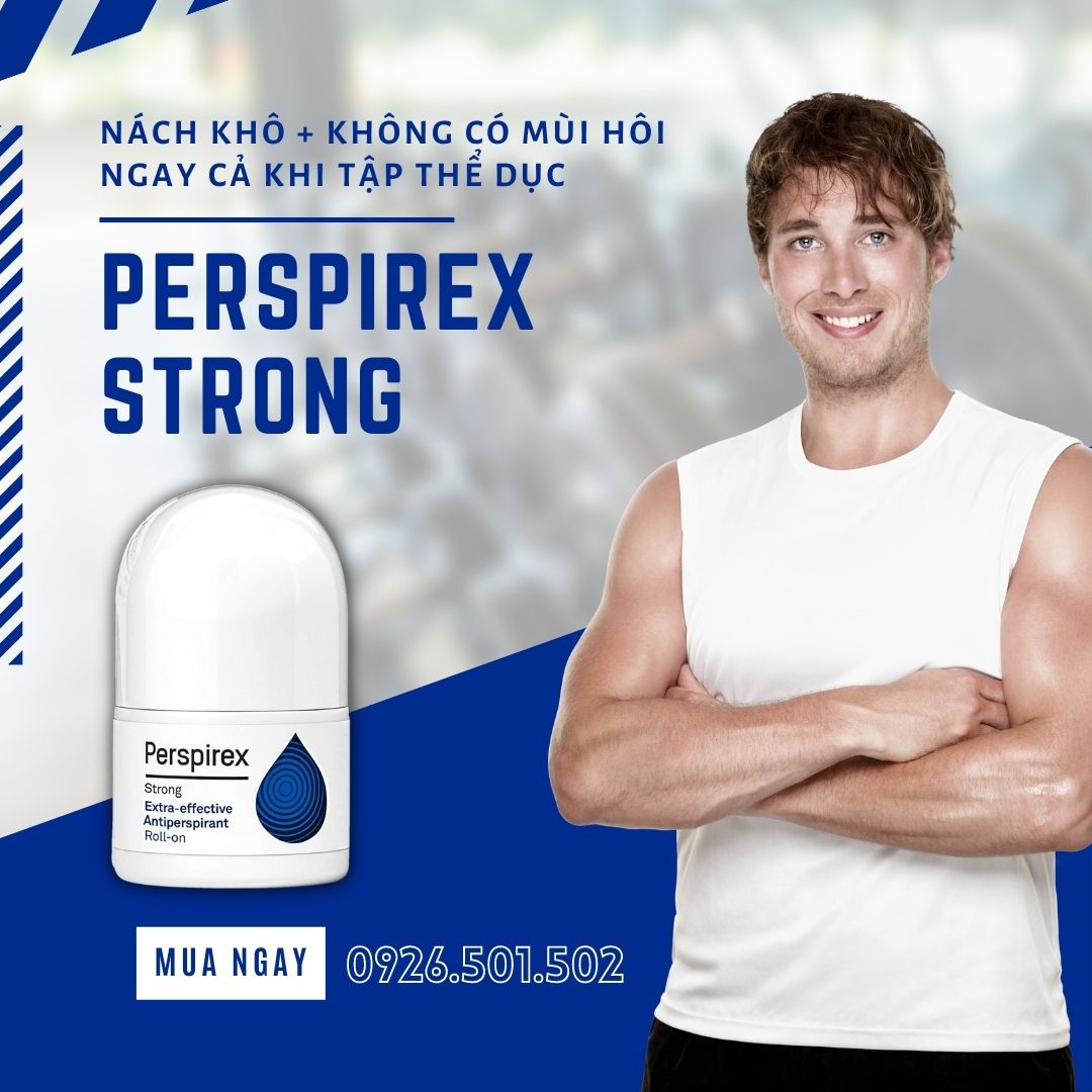 Lăn khử mùi Perspirex strong ngăn tiết mồ hôi