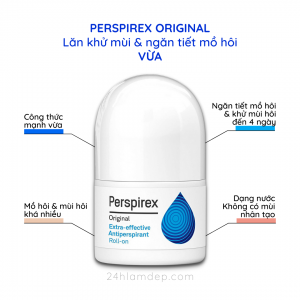 Perspirex Original - Lăn khử mùi và ngăn tiết mồ hôi (vừa)