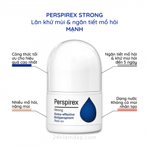 Lăn khử mùi & ngăn tiết mồ hôi Perspirex Strong